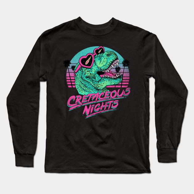 Cretaceous Nights Long Sleeve T-Shirt by Hillary White Rabbit